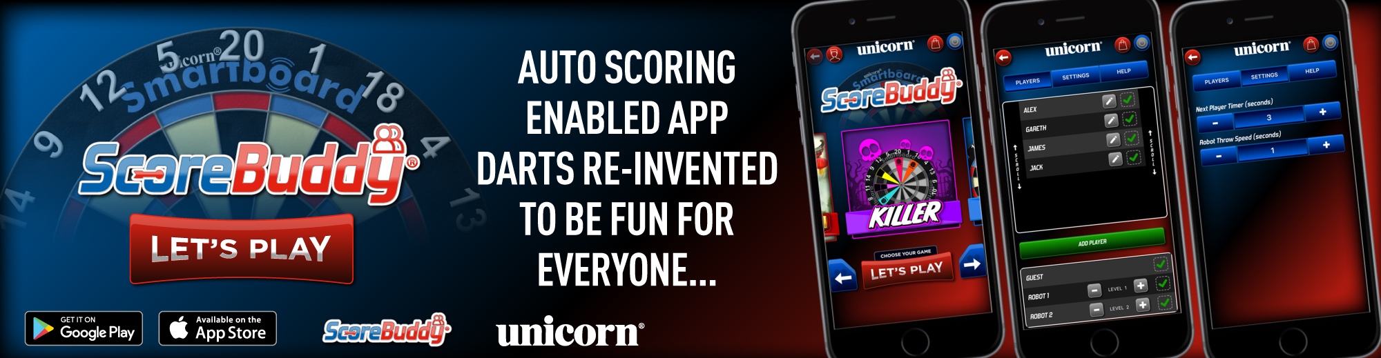 Unicorn Smartboard Self Scoring Darts! Official Online Store