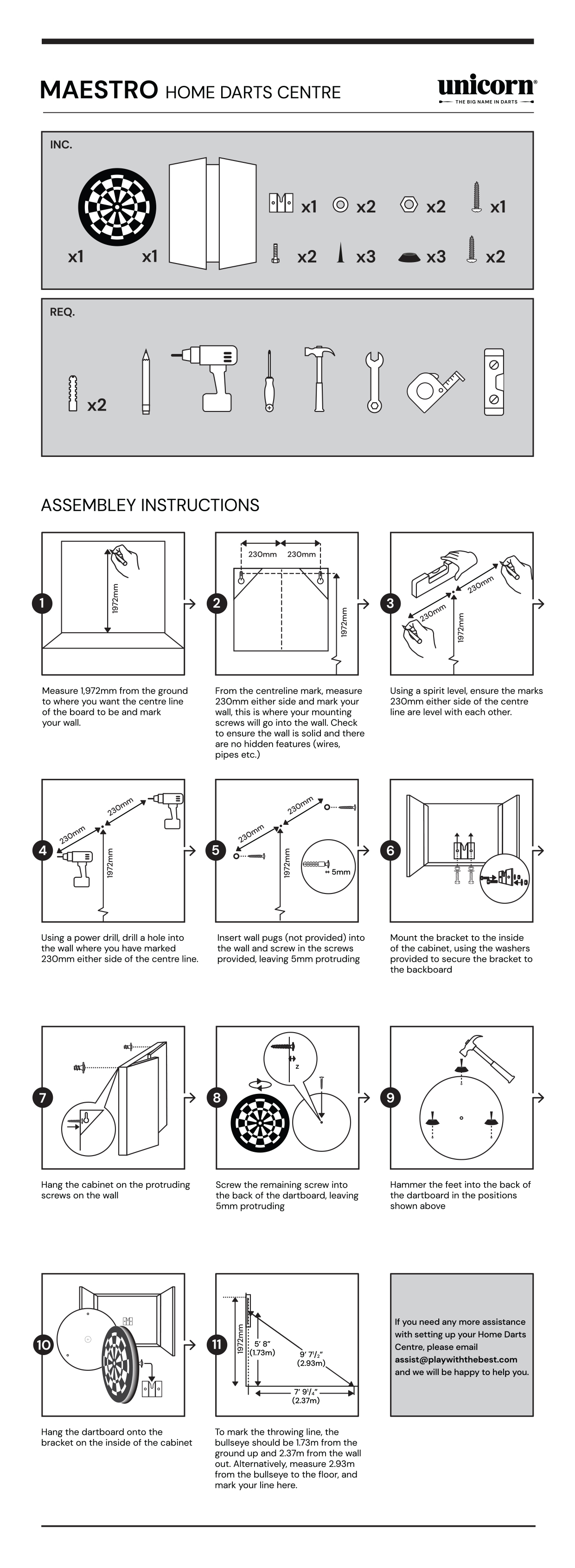 HDC and Cabinet Hanging Instructions