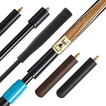 MASTER CUE 6" EBONY MINI BUTT SNOOKER CUE EXTENSION SE6 FITS ALL MASTER CUES 