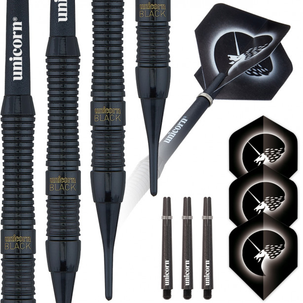 Core Plus Black Brass Style 2 Soft Tip Dart