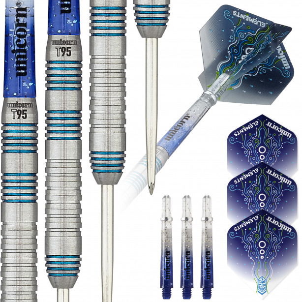 T95 Core XL Blue Type 2 - 95% Tungsten Steel Tip Darts
