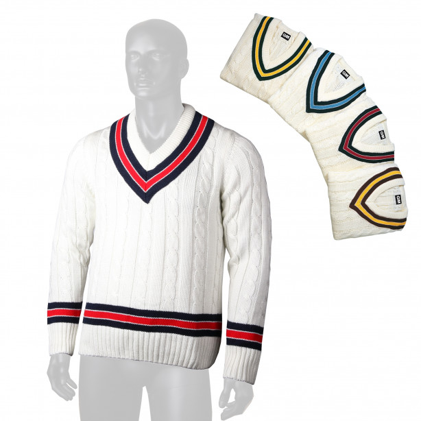 Sweater Trimmed with Long Sleeves