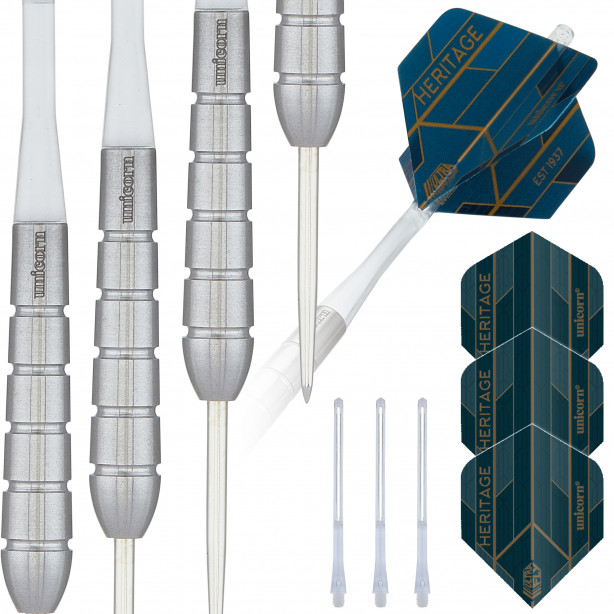 Heritage Cliff Lazarenko 1983 Steel Tip Dart Set - 90% Tungsten - 24G