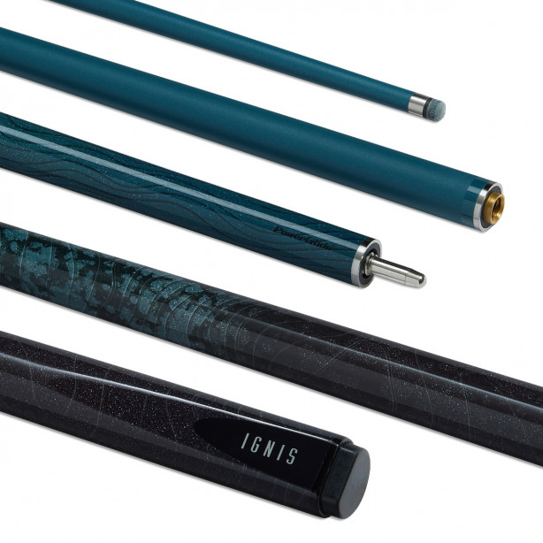 IGNIS SNOOKER CUE CARBON 10MM BLACK