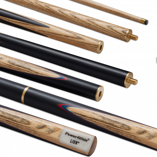 Lion English 57 inch 3 Piece Pool Cue 8.5mm Tip