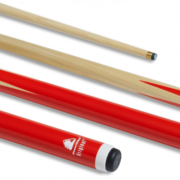 Original Snooker Cue 1 Piece 10mm Tip Red