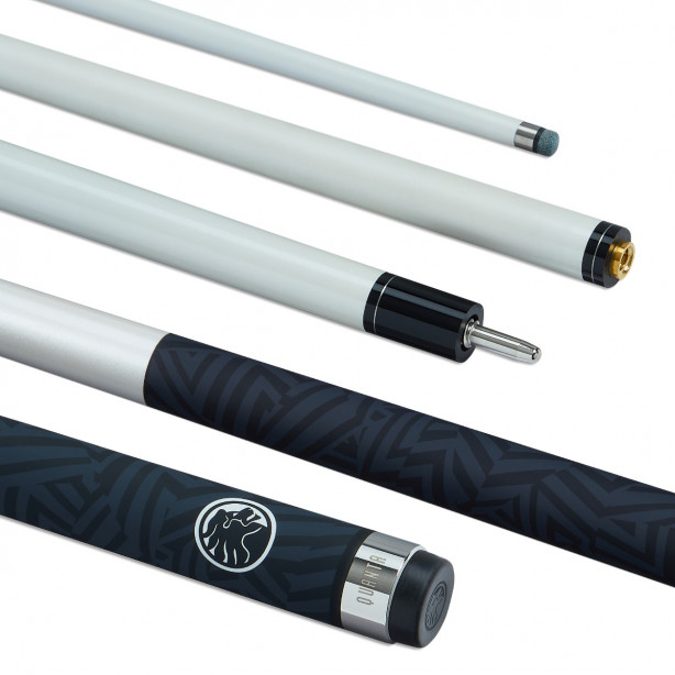 POOL CUE QUANTA CARBON  10MM WHITE