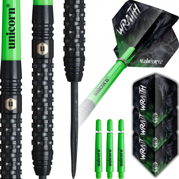 WRAITH STEEL TIP DART SET - 90% TUNGSTEN 