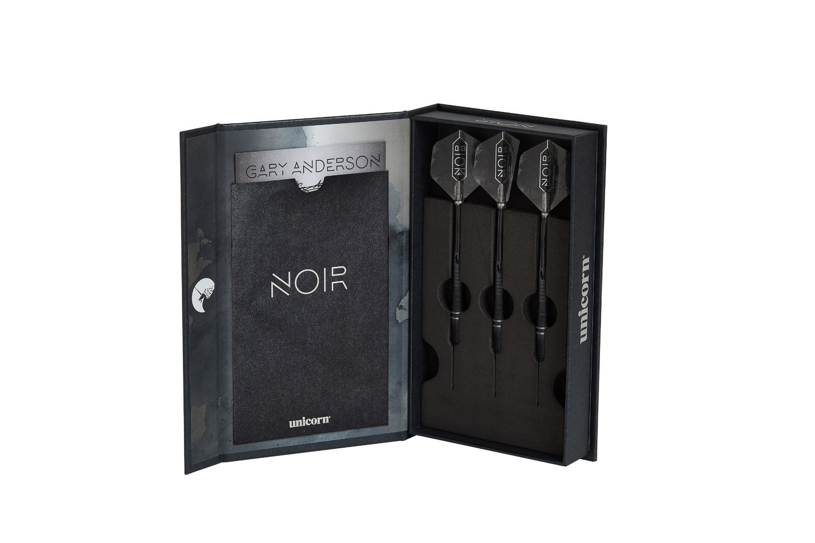 GARY ANDERSON NOIR PHASE 6 STEEL TIP DART SET 90% TUNGSTEN