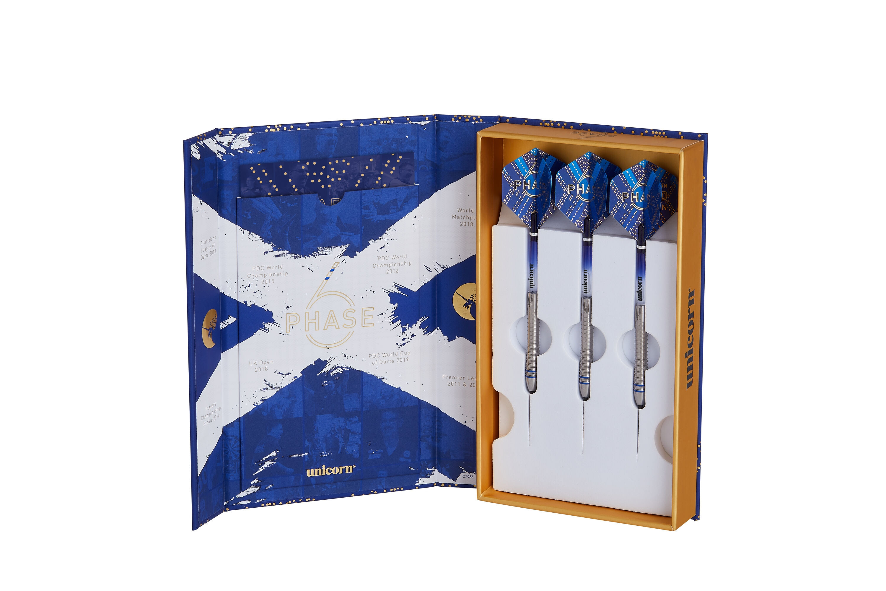 World Champion Gary Anderson Phase 6 Steel Tip Dart Set