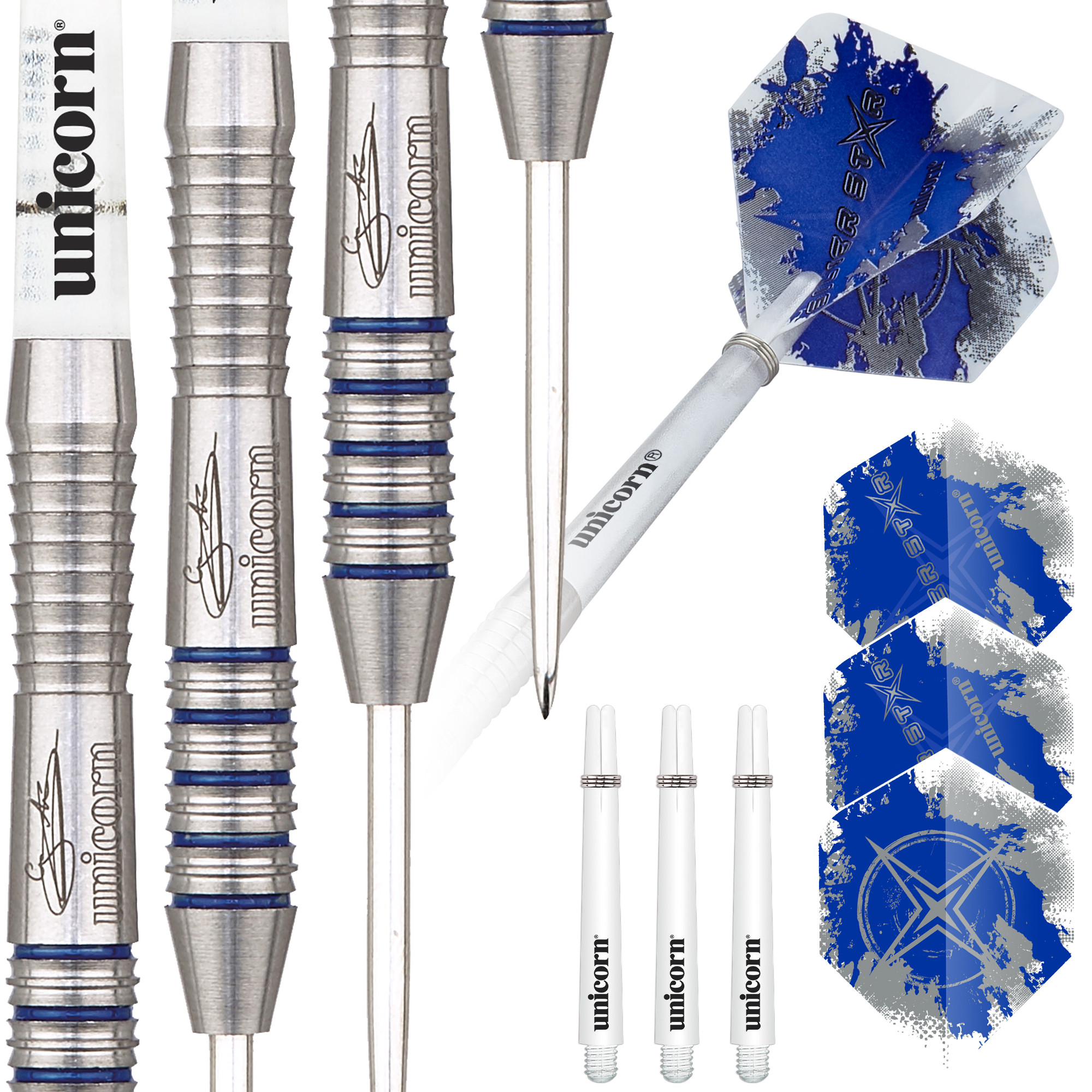 ダーツバレル【ロック】ロック UK Darts TERMINATOR1 Silver 20g