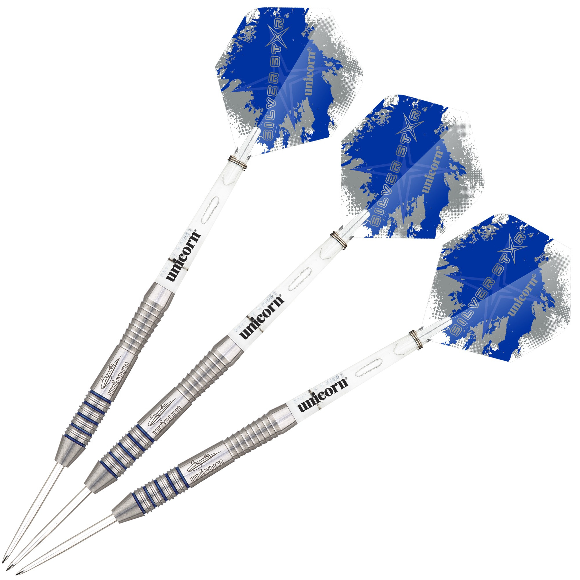 Silver Star 80% Tungsten - Gary Anderson Unicorn Darts