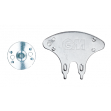 GM Cricket Shoe Spikes, 20 Metal Studs with Spanner