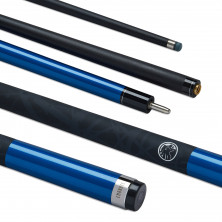 POOL CUE EMANATE CARBON 10MM BLUE