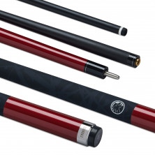 POOL CUE EMANATE CARBON 13MM RED