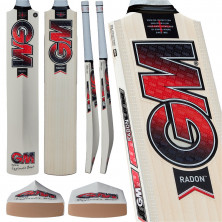 GM Radon Cricket Bat — Prime English Willow · Junior Kids Boys And Girls · DXM · ToeTek  