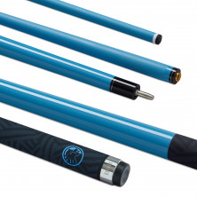 POOL CUE QUANTA CARBON 13MM BLUE