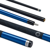 POOL CUE EMANATE CARBON 10MM BLUE