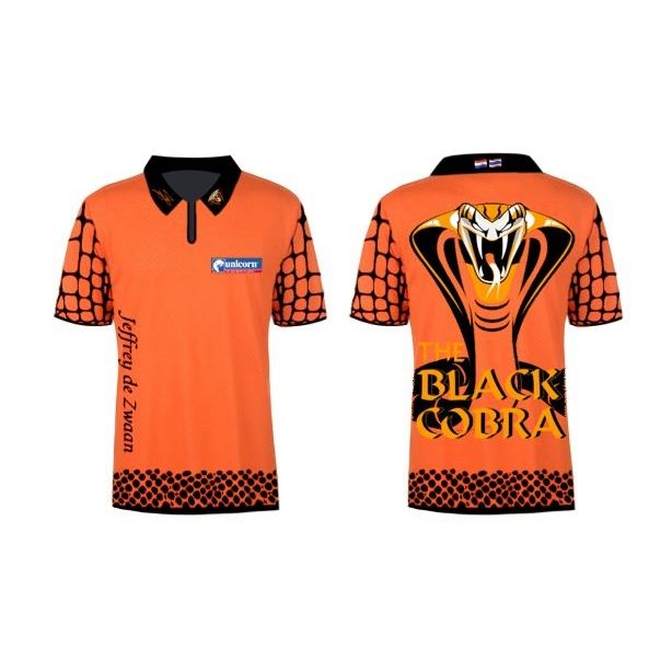 Limited Edition 2020 Premier League Jeffrey De Zwaan dart shirt