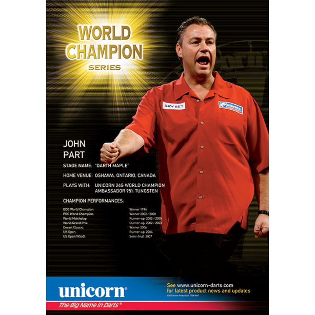Poster - John Part World Champion