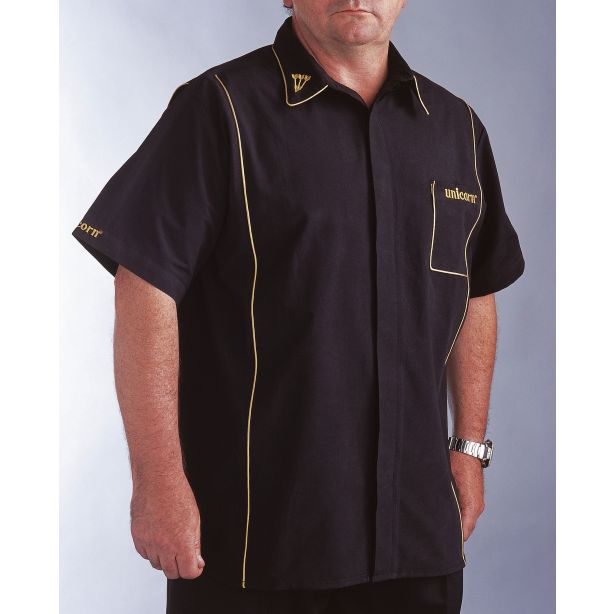 Teknik Mens Dart Shirt Black/Gold - SAVE £24!