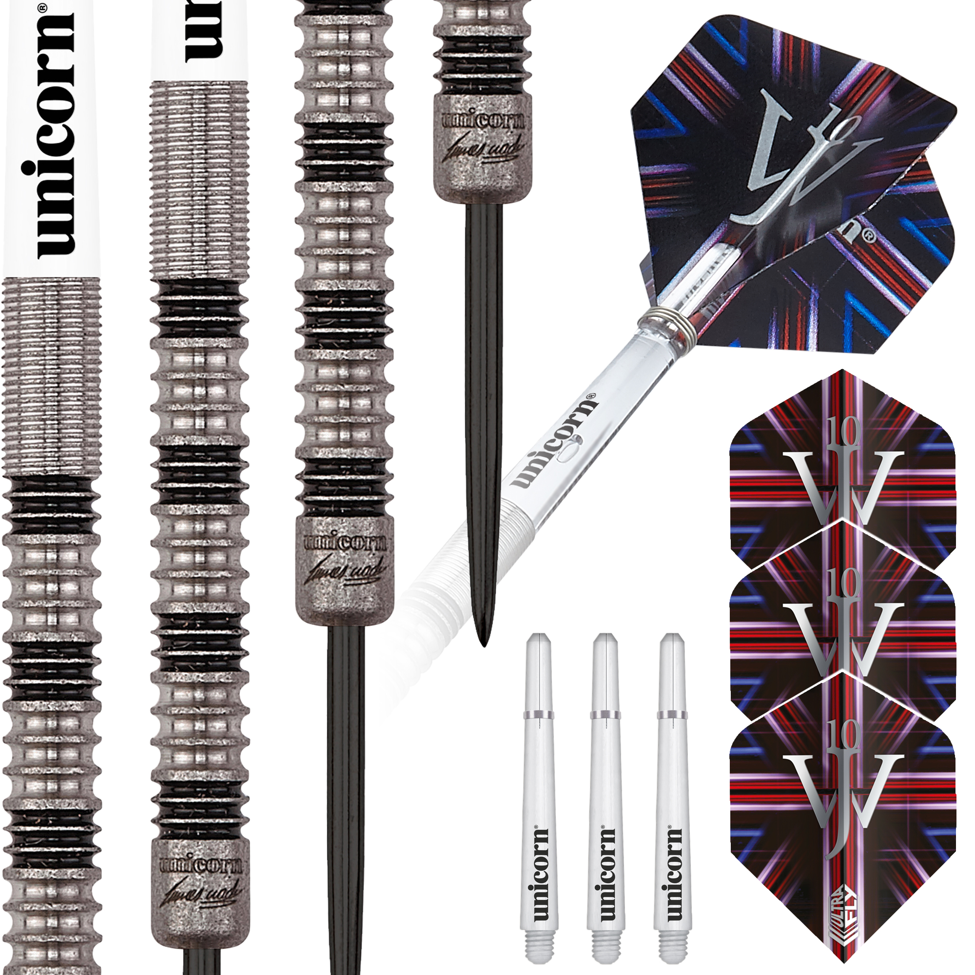 PREMIER 90% TUNGSTEN - JAMES WADE  STEEL TIP DART SET 2022 EDITION