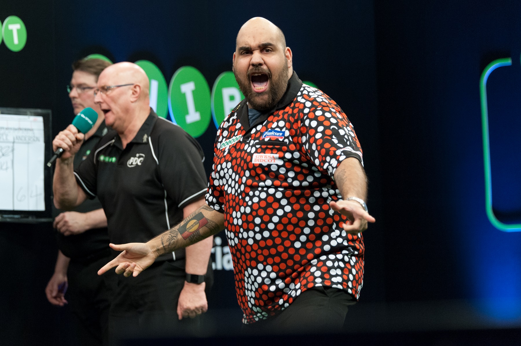 Kyle Anderson talks about his 9-dart finish