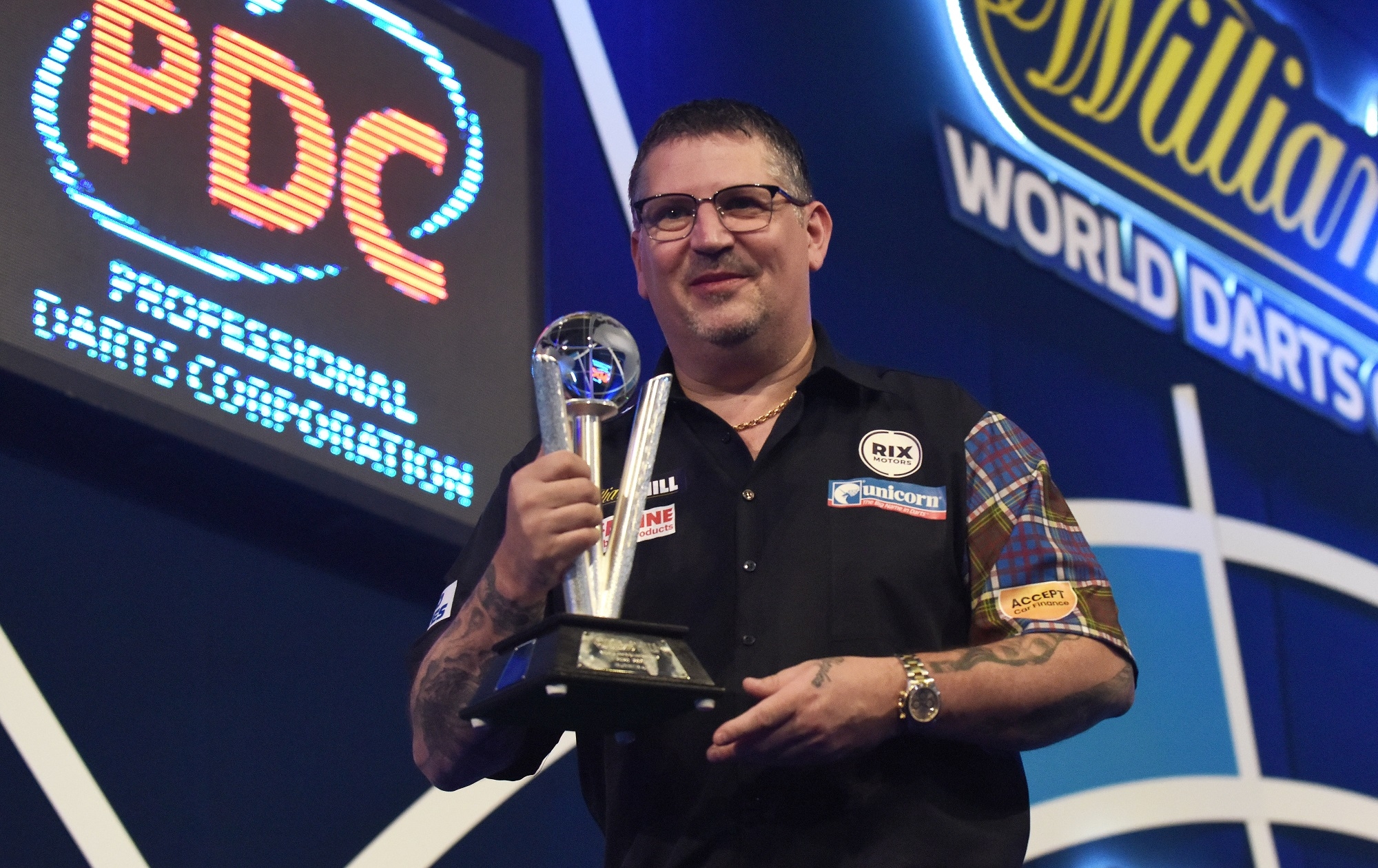 How many PDC World Darts Championship titles has Gary Anderson won?